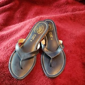 Navy Blue HornBrooks Resorters Thong Sandal